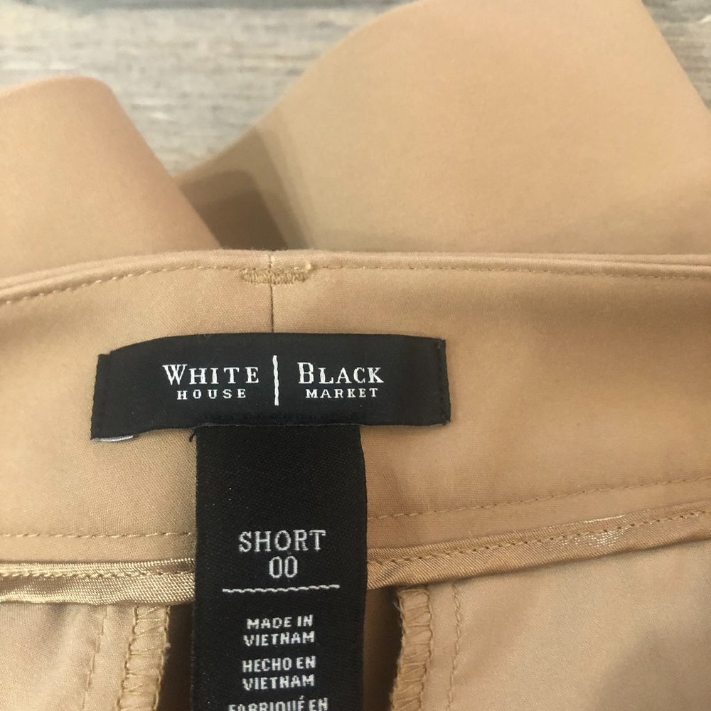White House black market sz 00 shorts dark khaki